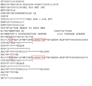 A Sample 850 Order file