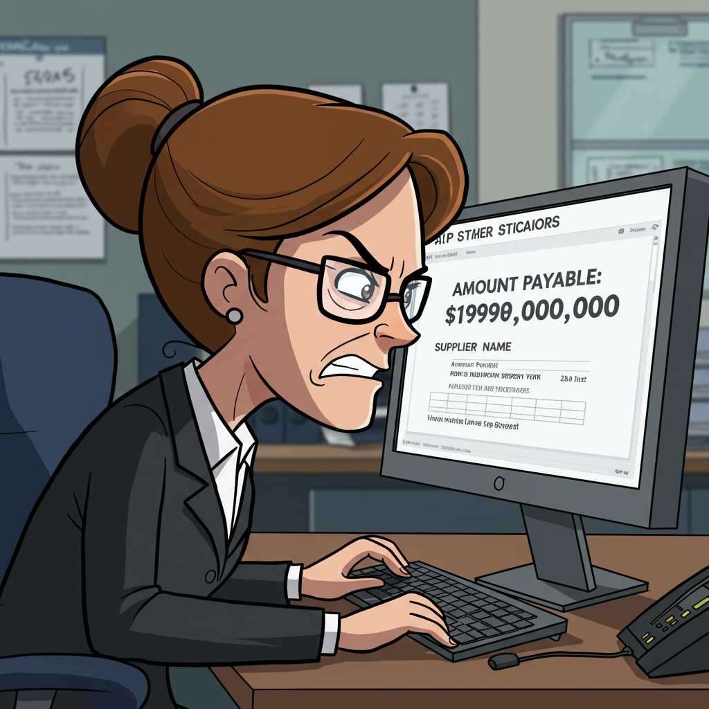 Karen, the astute lady from AP, noticed the discrepancy