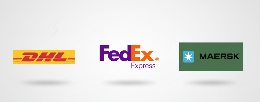 DHL, FedEx and MAERSK, powerhouses of logistics