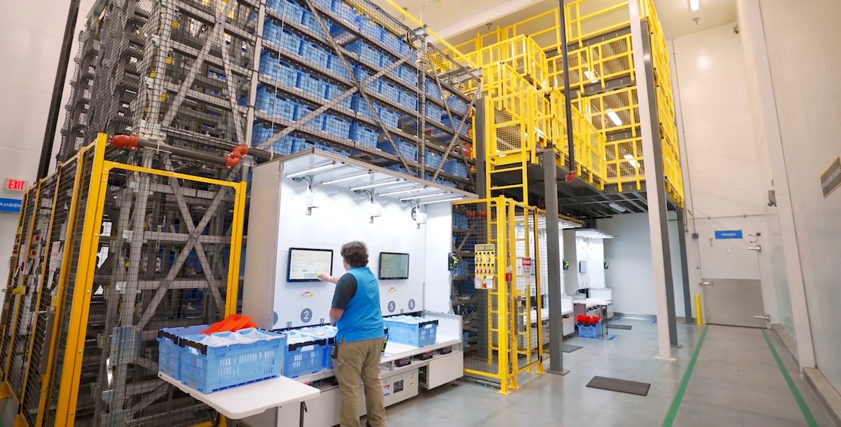 A Walmart Micro Fulfillment Center in Bentonville