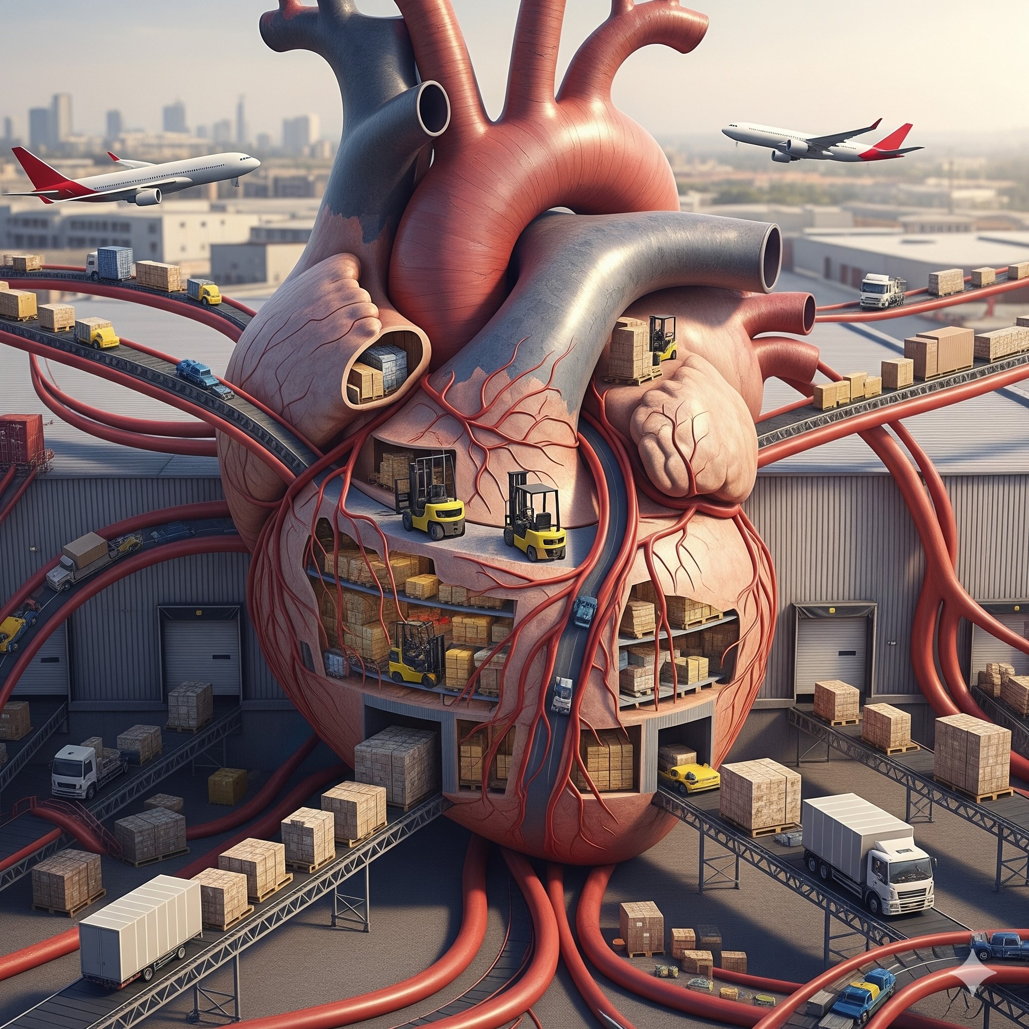 Logistics are the veins and arteries of supply chain