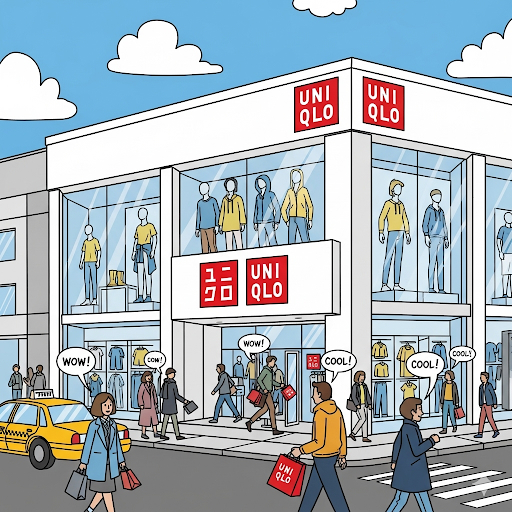 A medium sized global company, uniqlo